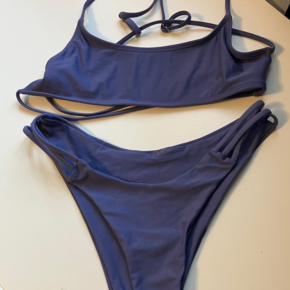 Elegant Indigo Bikini Set